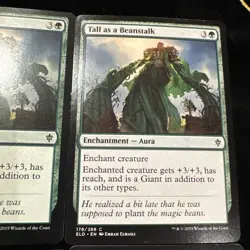 Tall as a Beanstalk x4 #178 Throne of Eldraine MTG Near Mint Common - Image 5