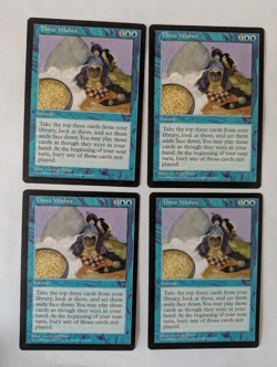 4 Three Wished Visions MTG NM Free shipping with tracking - Image 1