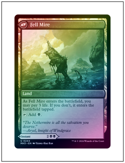 1x Fell the Profane, Foil, Magic the Gathering MTG NM - Image 2