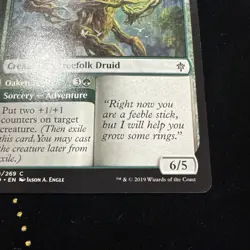 Magic the Gathering MTG Tuinvale Treefolk (180) Throne of Eldraine LP - Image 3