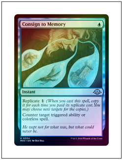 1x Consign to Memory, Foil, Magic the Gathering MTG NM - Image 1