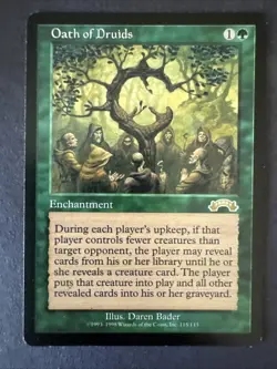 ​Oath of Druids - Exodus - Moderately Played EN MTG​ - Image 3