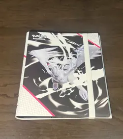 POKEMON OFFICIAL WHITE FLARE BINDER Collection *BINDER ONLY* - Image 1