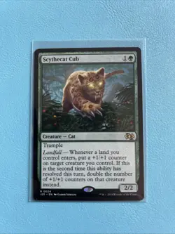 Magic The Gathering Scythecat Cub Foundations Jumpstart NM - Image 1
