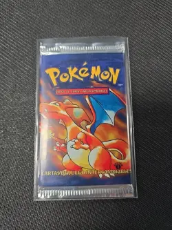 Pokemon Sealed Charizard Art 1st EDITION Spanish Booster Pack - Image 1