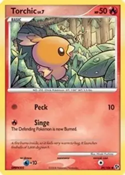 Torchic (#89/106) - Reverse Holofoil DP - Great Encounters HP Pokemon - Image 1