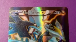 Boundaries Crossed Black Kyurem EX NM/LP 145/149 Full Art Pokemon Black & White - Image 3