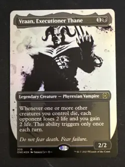 1x Foil Vraan, Executioner Thane (309) Showcase Phyrexia: All Will Be One LP MTG - Image 1
