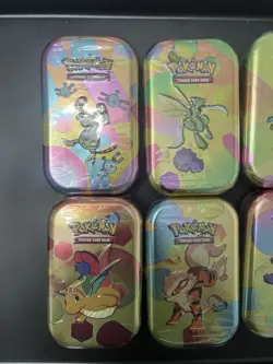 Pokemon TCG Scarlet & Violet 151-Tins (10) Factory Sealed - Image 2
