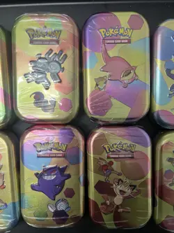 Pokemon TCG Scarlet & Violet 151-Tins (10) Factory Sealed - Image 3