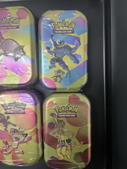 Pokemon TCG Scarlet & Violet 151-Tins (10) Factory Sealed - Image 4