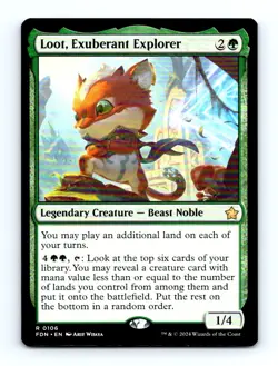 #106 2024 Foundations FDN Loot, Exuberant Explorer RARE - Image 1
