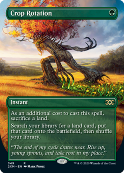 Near Mint x 1 Crop Rotation - Foil - Borderless Double Masters Variants - Image 1