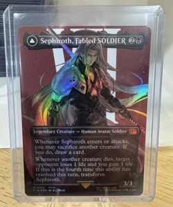 Sephiroth, Fabled SOLDIER (Borderless) M0382 Magic The Gathering Final Fantasy - Image 1