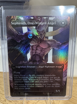 Sephiroth, Fabled SOLDIER (Borderless) M0382 Magic The Gathering Final Fantasy - Image 2