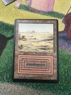FBB Italian Badlands Miscut Misprint MTG Revised Magic - Image 1