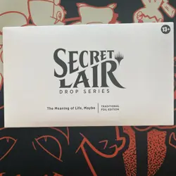 MTG - Secret Lair The Meaning Of Life, Maybe Traditional FOIL Edition SEALED - Image 1