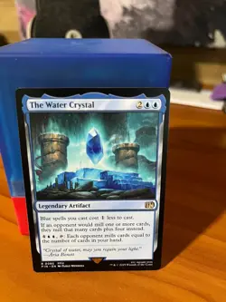 MTG The Water Crystal UB: Final Fantasy Regular (0085) NM FREE SHIPPING - Image 1