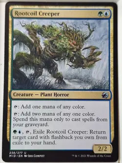 Rootcoil Creeper - Innistrad: Midnight Hunt- Magic the Gathering MTG Nice! - Image 1