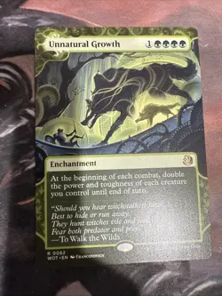 Unnatural Growth Wilds of Eldraine: Enchanting Tales Regular - Image 1