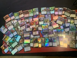 Magic: The Gathering Lot Of 99 Foil Cards Of Commons And Uncommon’s - Image 1
