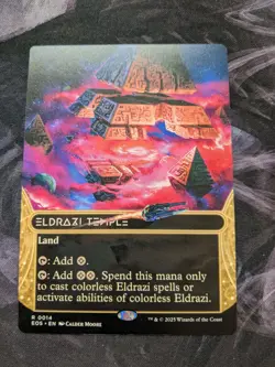 Eldrazi Temple (0014) (Borderless) Edge of Eternities: Stellar Sights Regular - Image 1