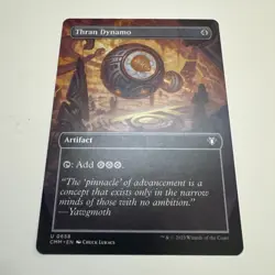 NM Borderless Thran Dynamo, MTG, Commander Masters, Magic the Gathering, 658 - Image 1