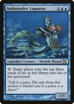 AMBASSADOR LAQUATUS (10E) Tenth Edition - MTG - NM - Image 1