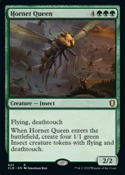 x1 Hornet Queen - Deck Exclusive M MTG Commander Legends: Battle for Baldur's Ga - Image 1