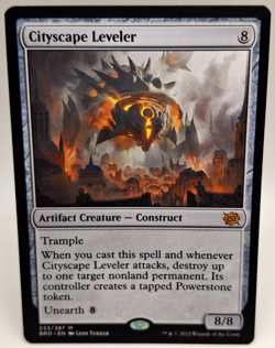 MTG Cityscape Leveler Mythic Artifact Creature Construct BRO 233/287 - 211 - Image 1
