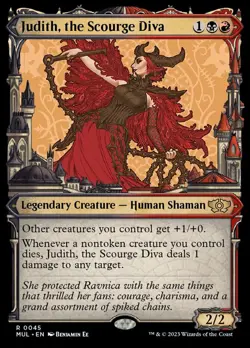 MTG Judith, the Scourge Diva - Foil NM-Mint March of the Machine: Multiverse Leg - Image 1