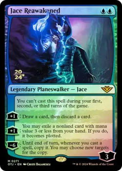 MTG Jace Reawakened - Foil - Prerelease Promo, Prerelease & Release Promos, Ligh - Image 1