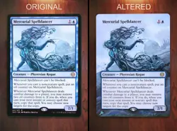 Mercurial Spelldancer *Altered Hand Painted Extended Borderless Art* MTG Erich - Image 2