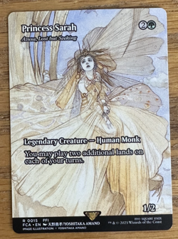 MTG Final Fantasy Through the Ages, Princess Sarah (Azusa) - Borderless - Image 1