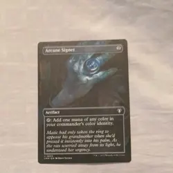 Arcane Signet (Borderless) Commander Masters (Set Of 3: 1 Foil, 2 Regular) - Image 3