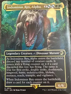 Indominus Rex, Alpha (Borderless) Universes Beyond: Jurassic Pikachu World... - Image 1