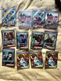 Pokemon Trainer/Supporter Full Art Lot Of 12 Cards SWSH S&V Trainers🔥 - Image 1