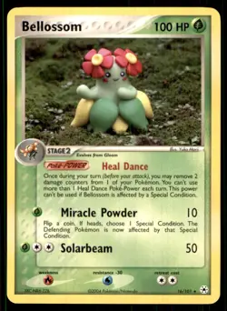 2004 EX - Hidden Legends Bellossom Stage 2/Rare #16 - Image 1