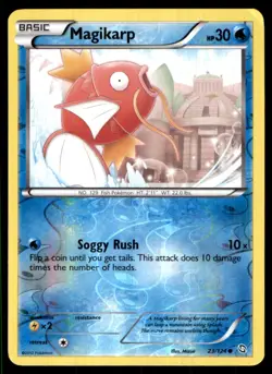2012 Black & White - Dragons Exalted Reverse Holo Magikarp Basic/Common #23 - Image 1