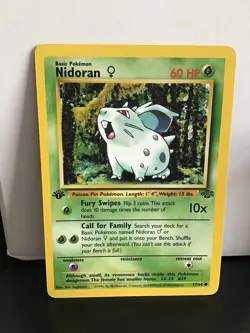 Pokemon Jungle 1st Edition Nidoran 57/64 Common - Image 1