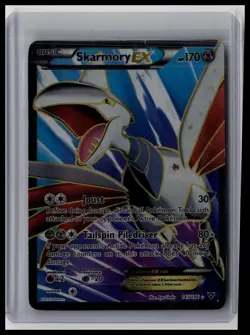 Skarmory EX - XY Base Set 145/146 Ultra Rare Full Art Pokemon TCG - Image 1