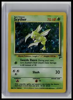 Scyther - Base Set 2 17/130 Rare Holo Pokemon TCG - Image 1