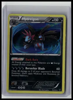 Hydreigon - Noble Victories 79/101 Rare Holo Pokemon TCG - Image 1