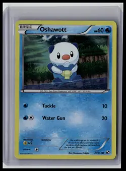 Oshawott - Black and White 27/114 Common Cosmos Holo Pokemon TCG - Image 1