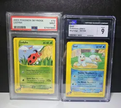Pokemon Skyridge graded card lot - all 9 Mint grade PSA and CGC - WOTC Era Cards - Image 4