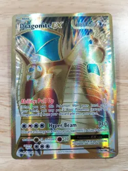 Dragonite EX 106/108 XY Evolutions NM Full Art Ultra Rare Pokemon Card - Image 1