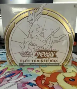 Pokemon TCG Sword / Shield Brilliant Stars ETB Elite Trainer Box FACTORY SEALED - Image 1