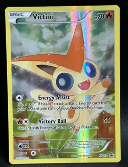Pokemon - Victini XY117 Black Star Promo XY 2016 Generations Full Art LP-NM - Image 1