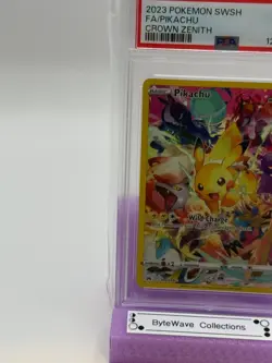 PSA 10 PIKACHU 160 CROWN ZENITH SWORD & SHIELD POKEMON MINT - Image 2