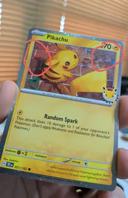 Pikachu (Pokemon Day 2026) 051/162 DOUBLE SWIRL - 2x SWIRL See Pictures Swirl🌀 - Image 1